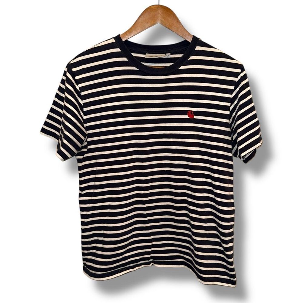 Carhartt WIP SS Striped Tee Shirt Sz S